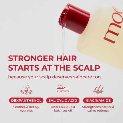 MOEV Champú ANNURCATIN 300ml Cuidado del cabello de manzana coreana para mayor fuerza y volumen