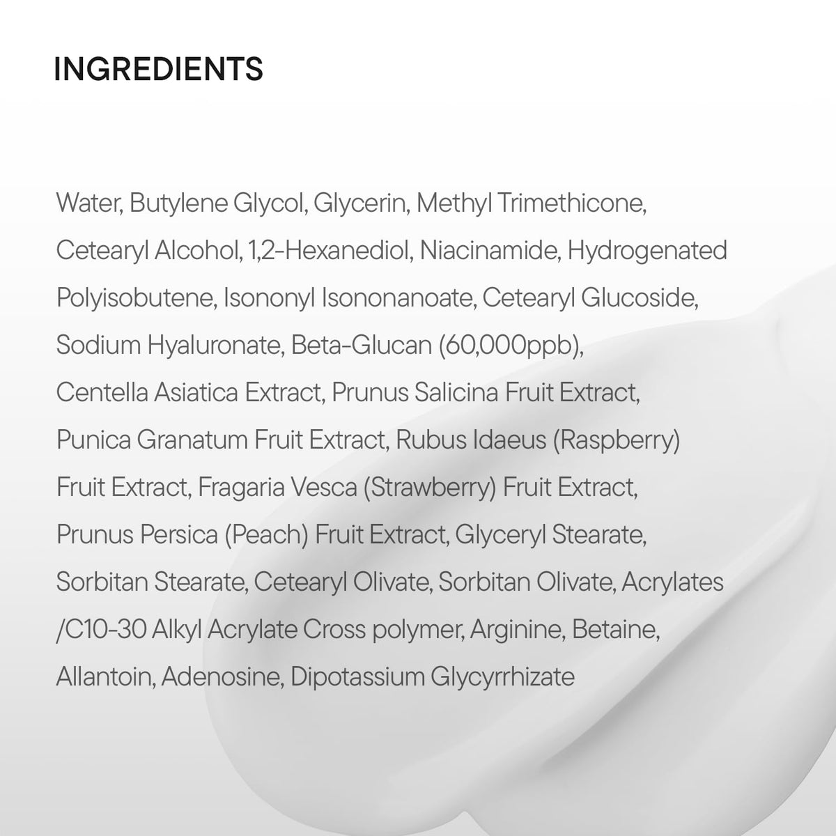 iUNIK Beta Glucan Daily Moisture Cream – 60 ml