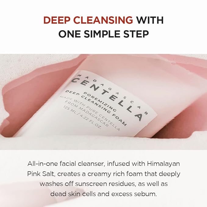 SKIN 1004 -Centella Poremizing Espuma limpiadora profunda 125ml