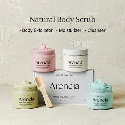Arencia Fresh Cloud Sea Salt Body & Scalp Scrub