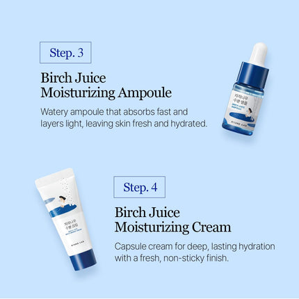 ROUND LAB Birch Moisturizing Travel Routine Trial Kit