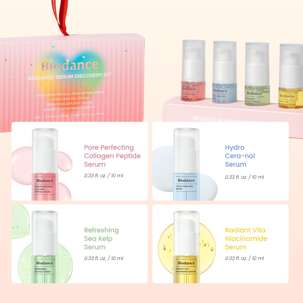 Biodance Serum Discovery Set – Set de Sérums Miniatura 4 Piezas (10 ml c/u)