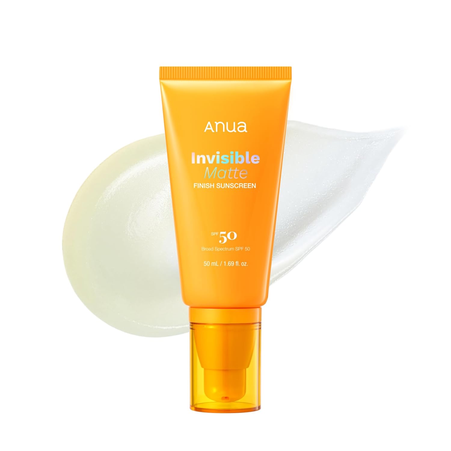 Anua MineAnua Invisible Matte Finish Sunscreen SPF 50 – Protector Solar Facial de Acabado Mate 50ml