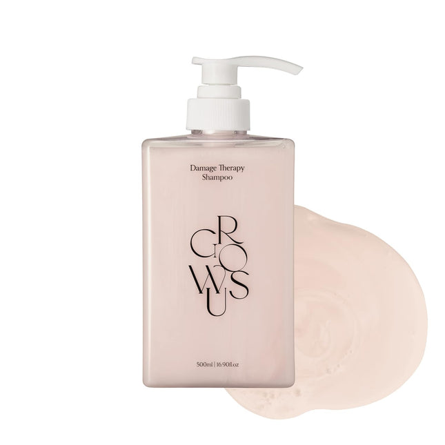 GROWUS Damage Therapy Shampoo 500ml – Ácido salicílico, niacinamida, dexpantenol, proteína, anticaida