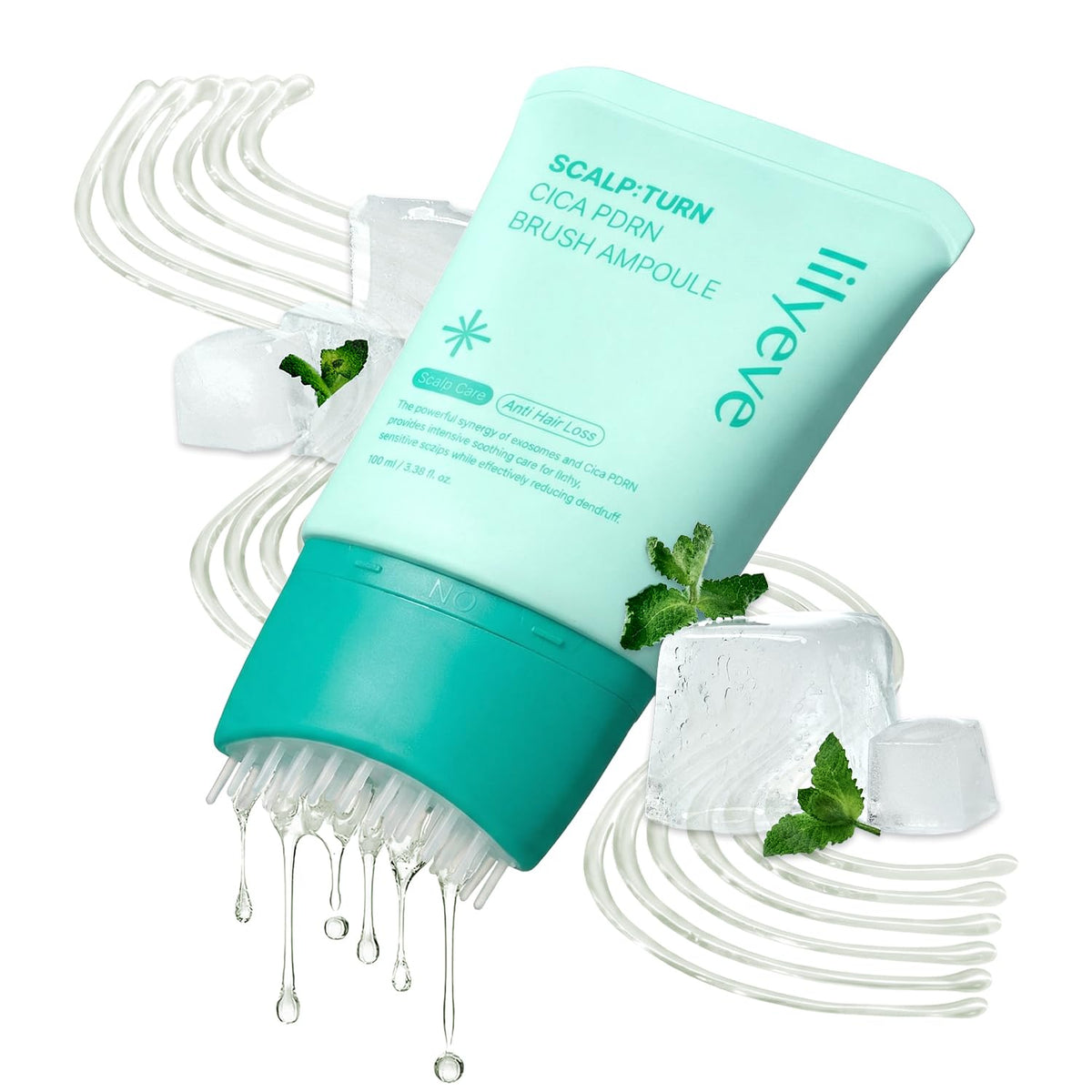 LILYEVE SCALP:TURN CICA PDRN Brush Ampoule – 100 ml