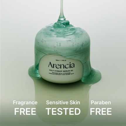 Arencia Holy Hyssop Serum 30 Suero de máscara facial