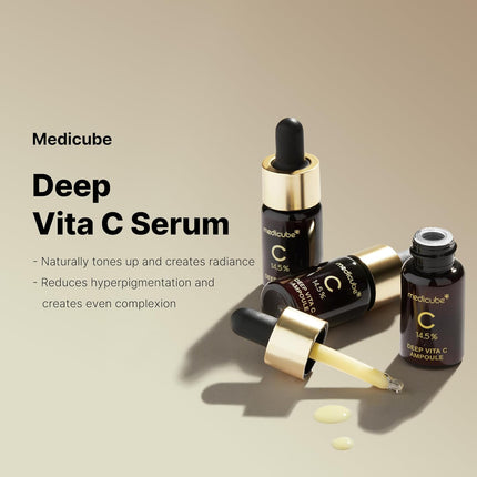 Medicube Deep Vita C Serum 2.0 (3 unidades de 10g)