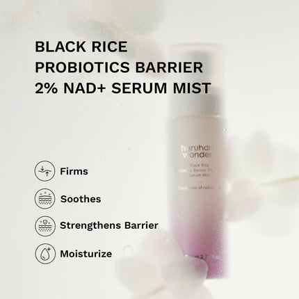 HaruHaru Wonder Black Rice Probiotics Barrier NAD+ Serum Mist 80ml