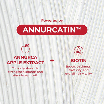MOEV Champú ANNURCATIN 300ml Cuidado del cabello de manzana coreana para mayor fuerza y volumen
