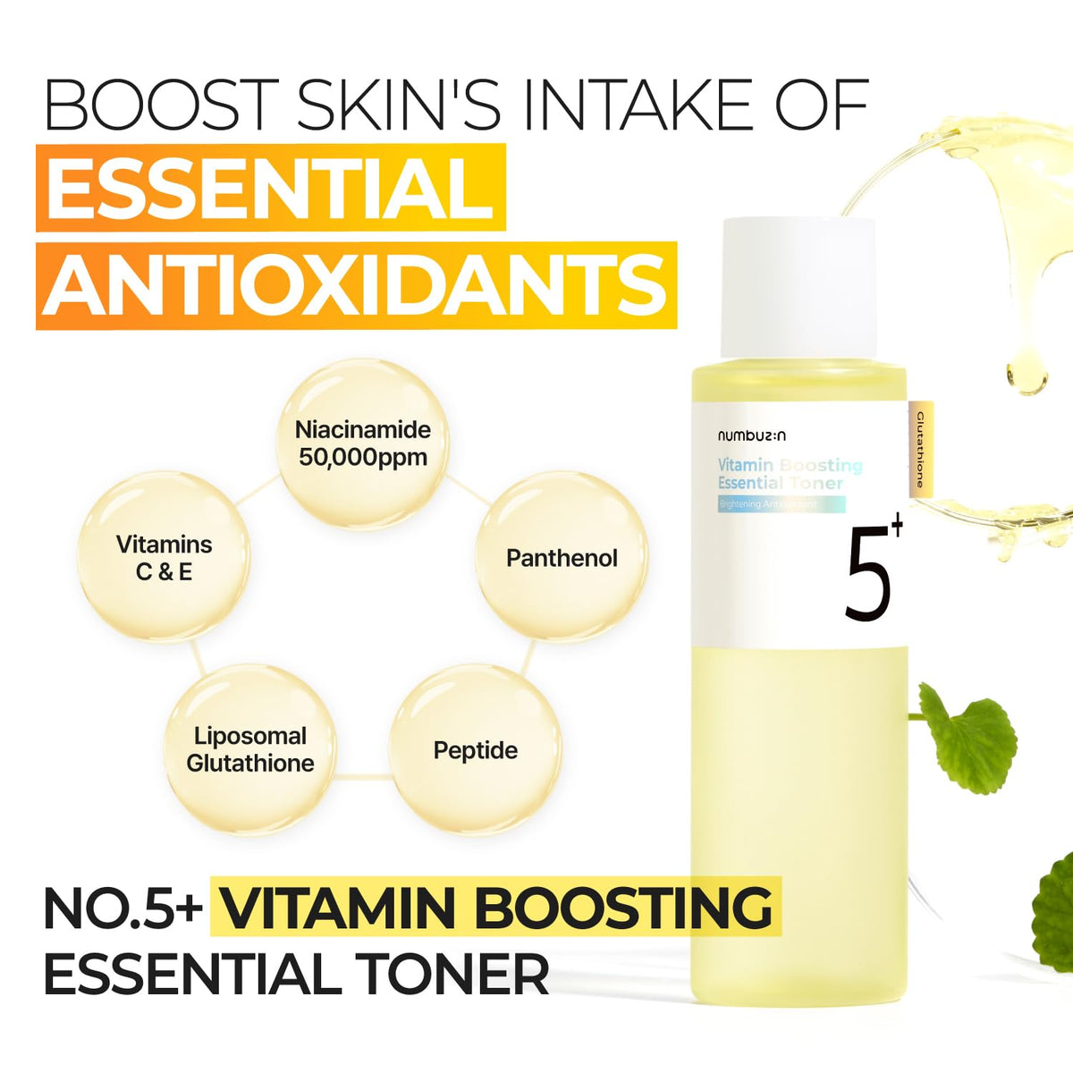 Numbuzin No.5 Vitamin Boosting Essence Toner 200ml