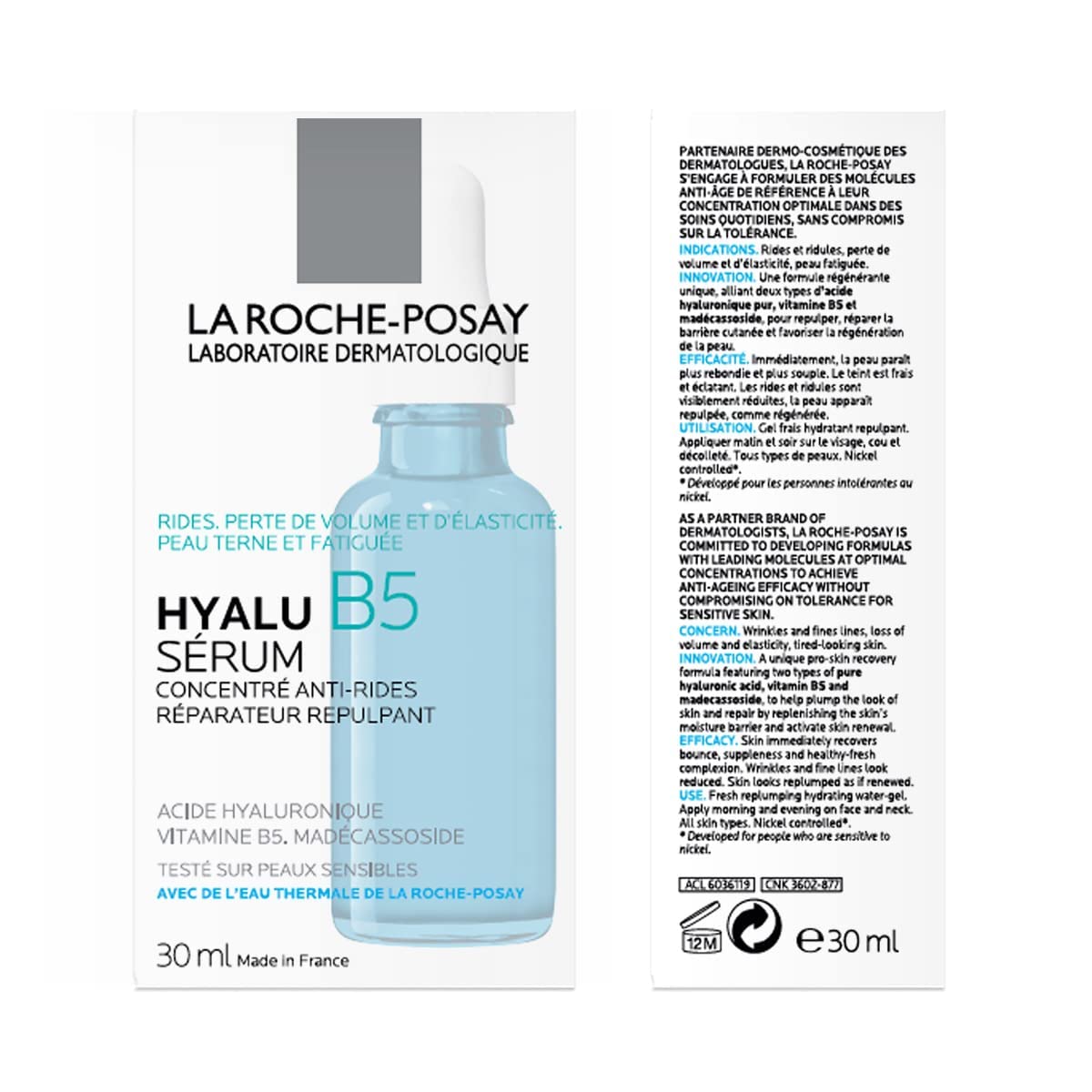 La Roche Posay Suero facial con ácido hialurónico puro Hyalu B5