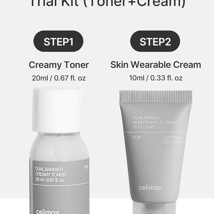 Celimax Dual Barrier Trial Kit 20ml+10ml