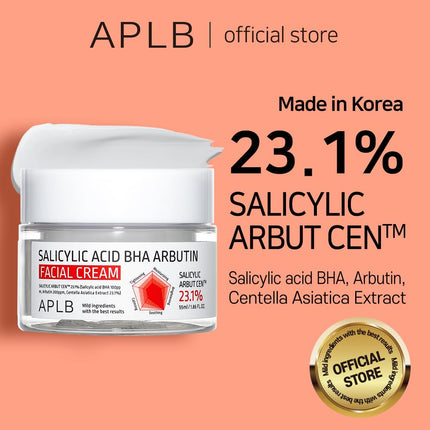 APLB Salicylic Acid BHA Arbutin Facial Cream – SALICYLIC ARBUT CEN™ 23.1% 55 ml