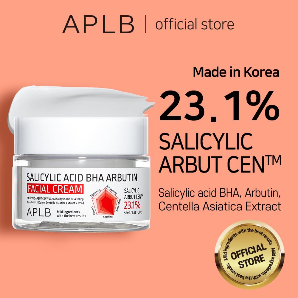 APLB Salicylic Acid BHA Arbutin Facial Cream – SALICYLIC ARBUT CEN™ 23.1% 55 ml