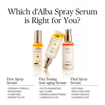 d’Alba Vita Toning Anti-Aging Spray Serum 8% 70ml