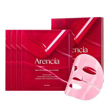 Arencia Red Collagen Jello Mask 25g*4EA