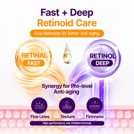 PURITO Retinol 0.1% + Retinal 0.1% Serum 30ml