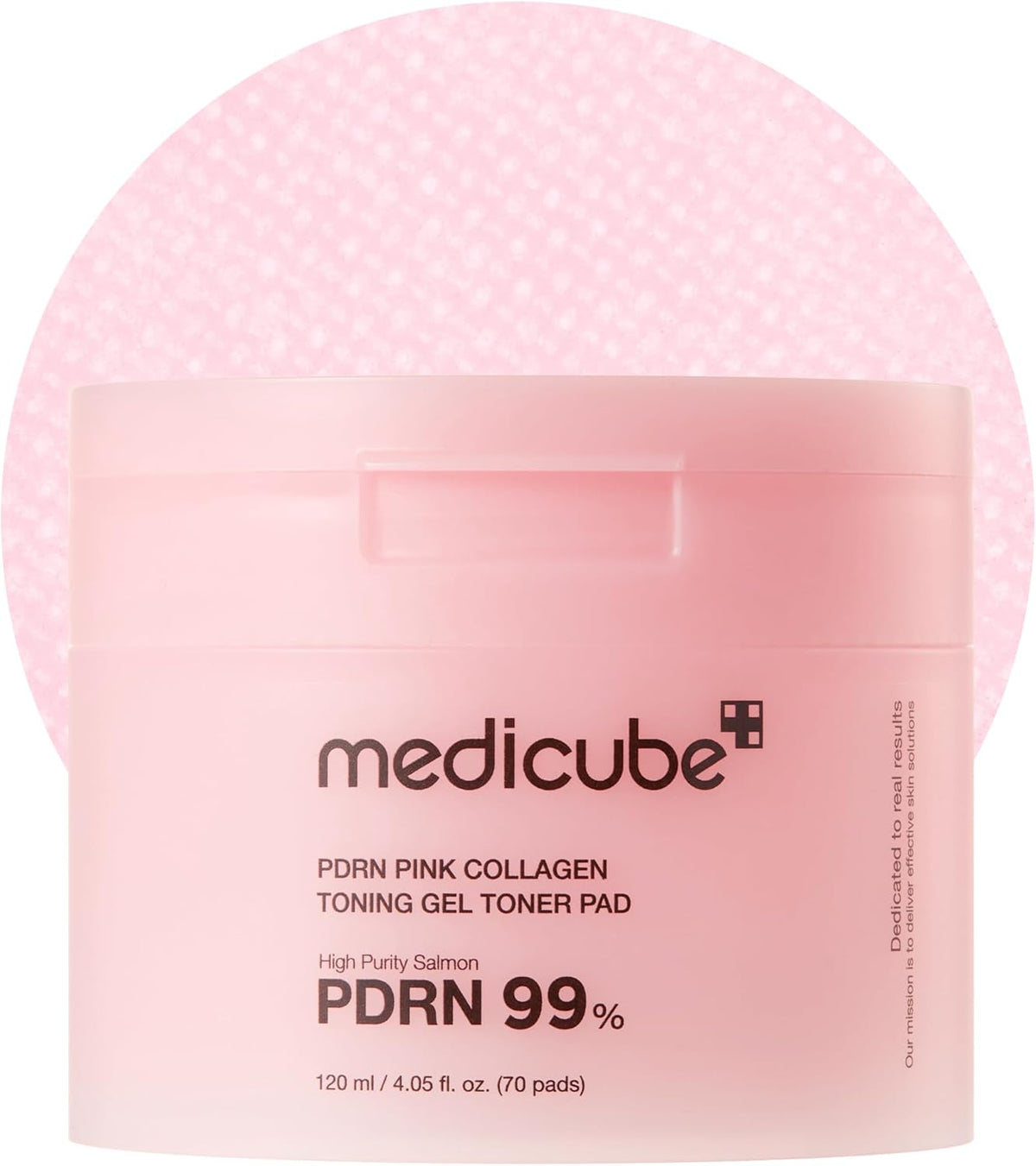 medicube Salmon DNA PDRN - Almohadilla de gelatina de colágeno rosa