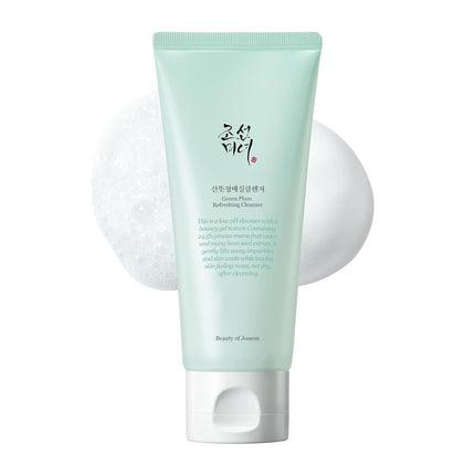 Beauty of Joseon Green Plum Refreshing limpiador profundo de poros, lavado facial para acné, removedor de puntos negros