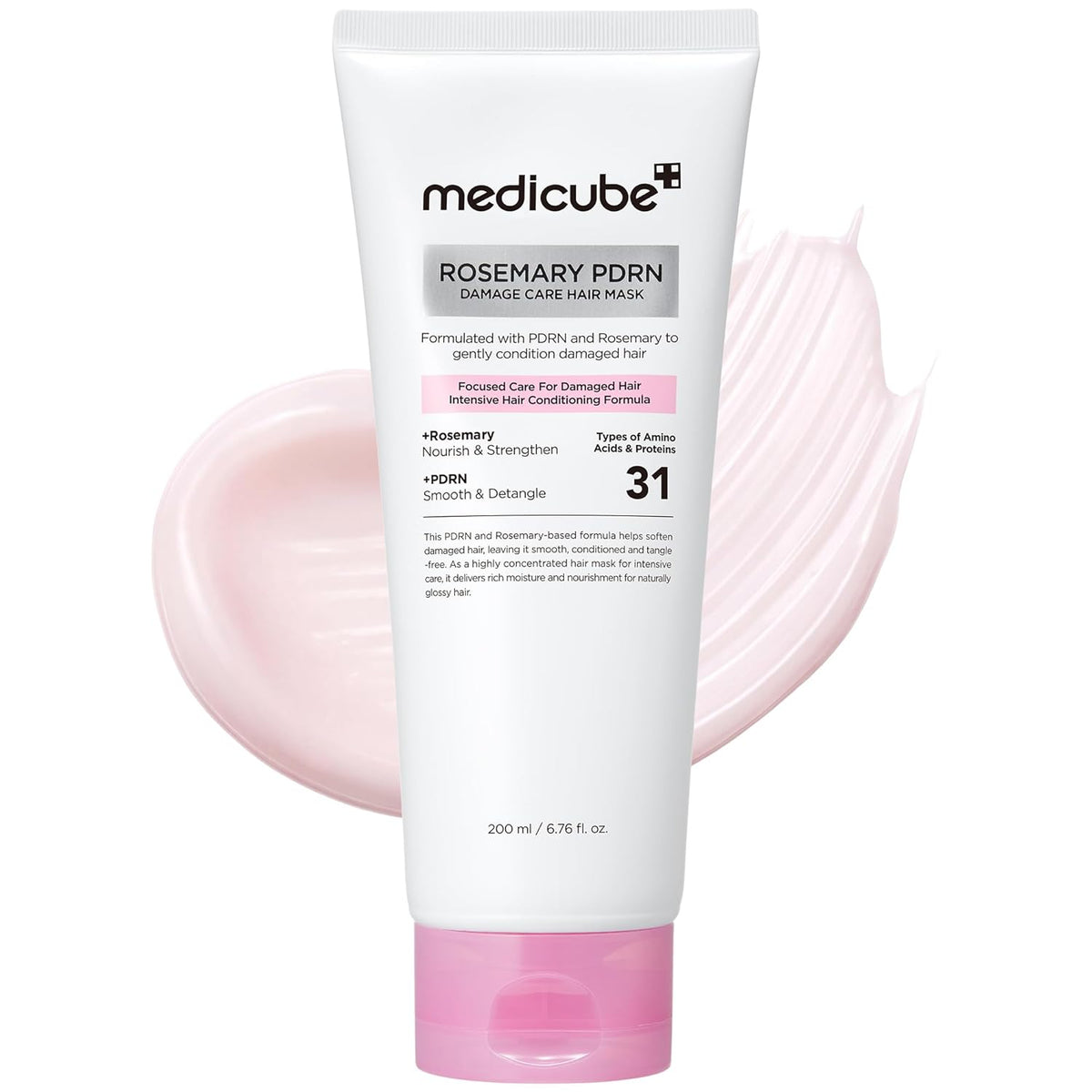 Medicube Rosemary PDRN Deep Damage Care Hair Mask – Mascarilla Reparadora para Cabello Dañado 200ml