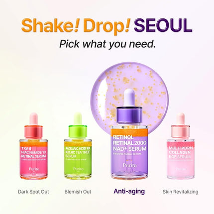 PURITO Retinol 0.1% + Retinal 0.1% Serum 30ml