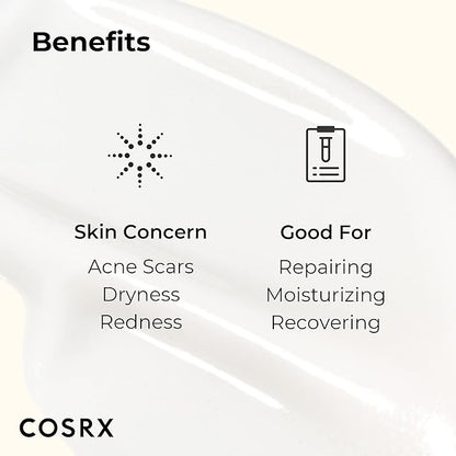 COSRX Snail Mucin 92% Crema Reparadora Daily Face Gel Moisturizer, Acne-prone,Para piel sencible, Korean Skincare 50ml