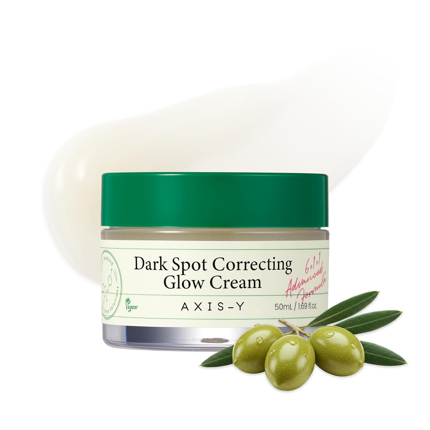 AXIS-Y Dark Spot Correcting Glow Cream 50ml con 2% de alfa-arbutina, 5% niacinamida