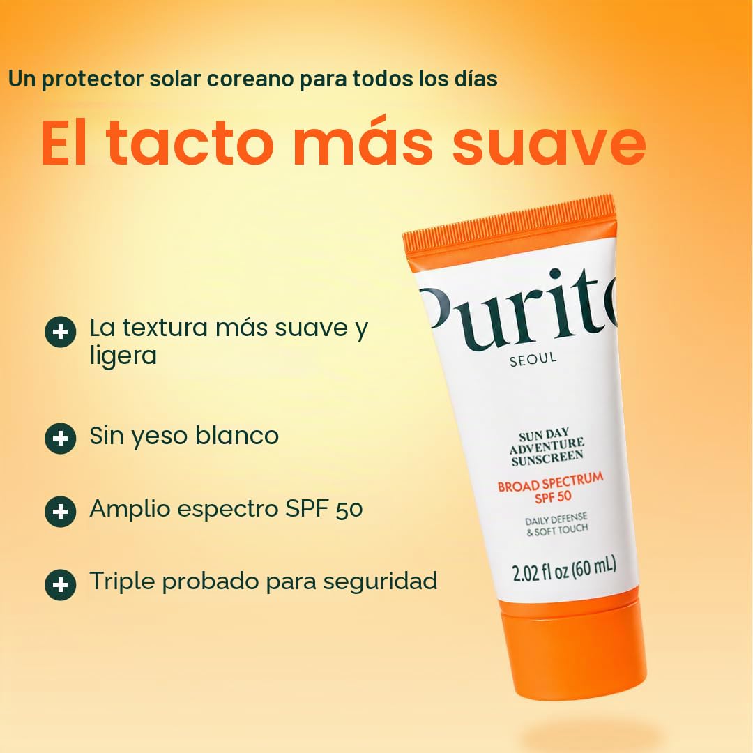 PURITO SEOUL Daily Soft Touch Sunscreen SPF50+ PA++++ 60 ml
