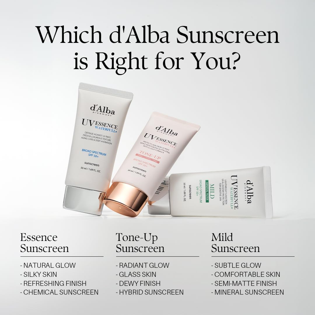 d'Alba White Truffle Waterfull Mild Sunscreen SPF 50+ 50ml