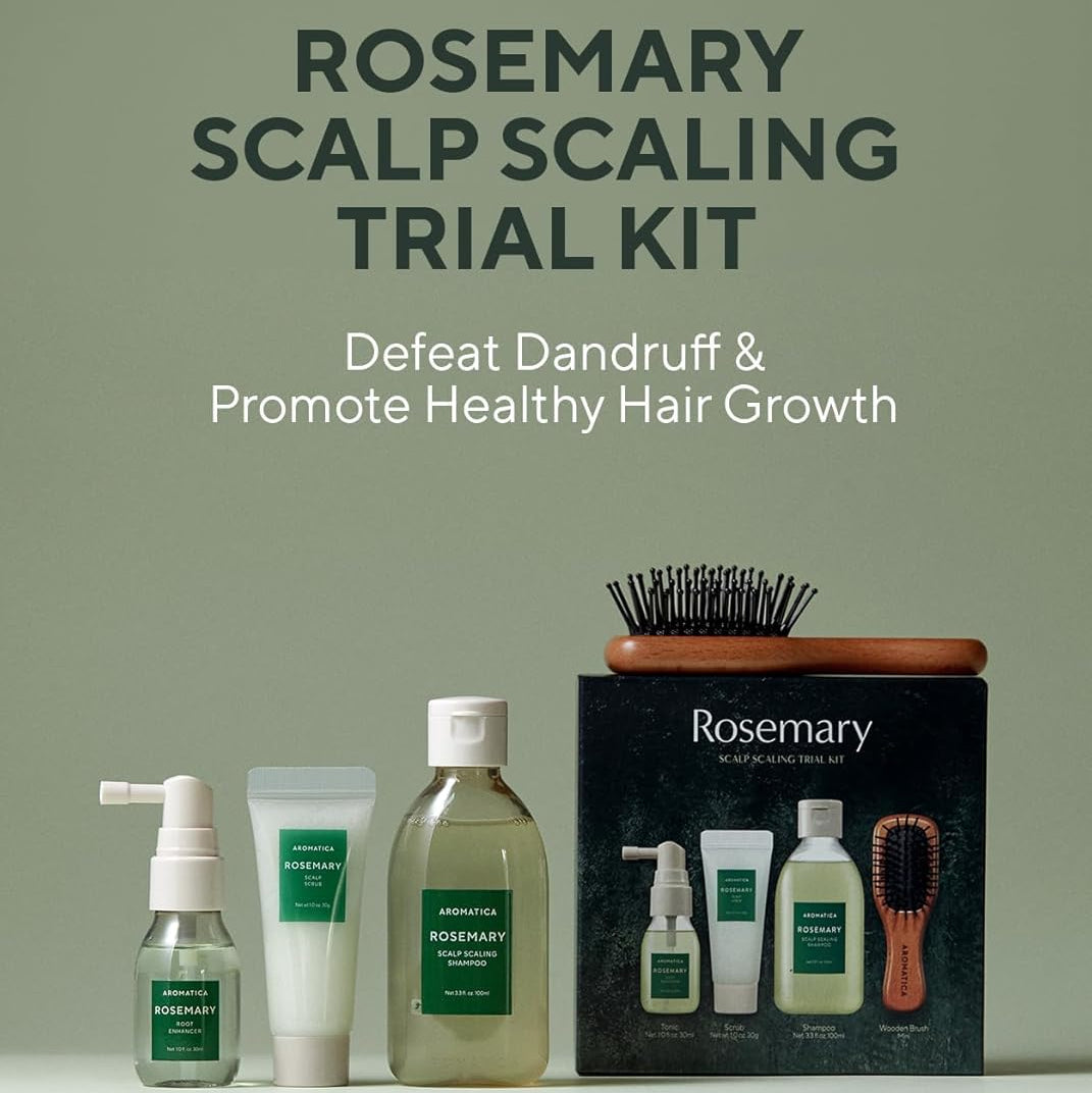 Aromatica Rosemary Scalp Scaling Trial Kit 4 pzas