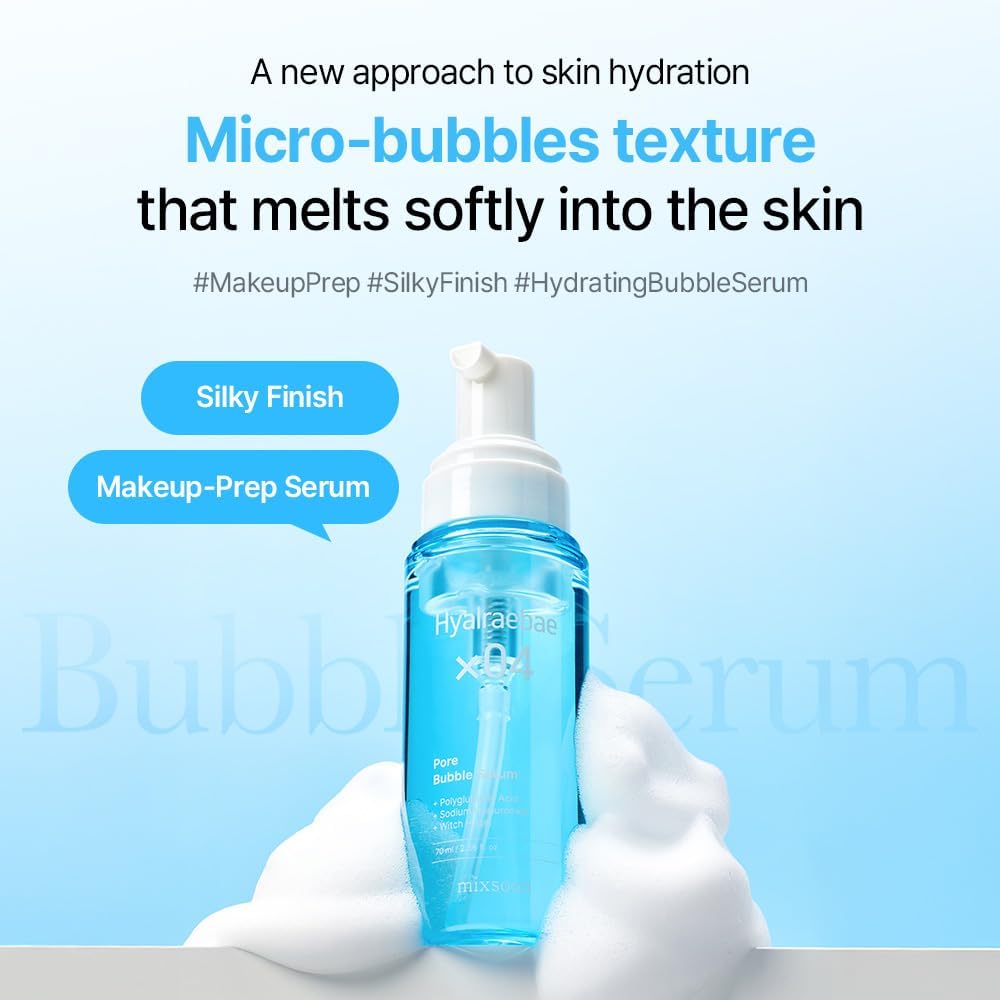 mixsoon Hyalraebae Pore Bubble Serum – Sérum Espumoso para Poros e Hidratación 70 ml
