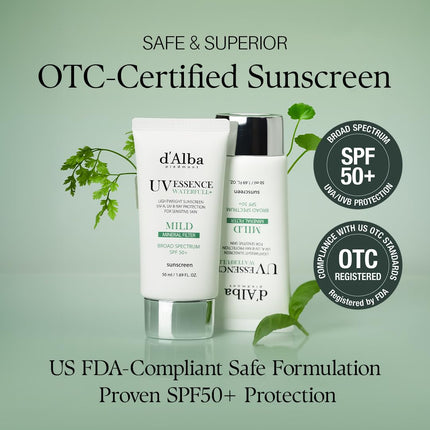 d'Alba White Truffle Waterfull Mild Sunscreen SPF 50+ 50ml