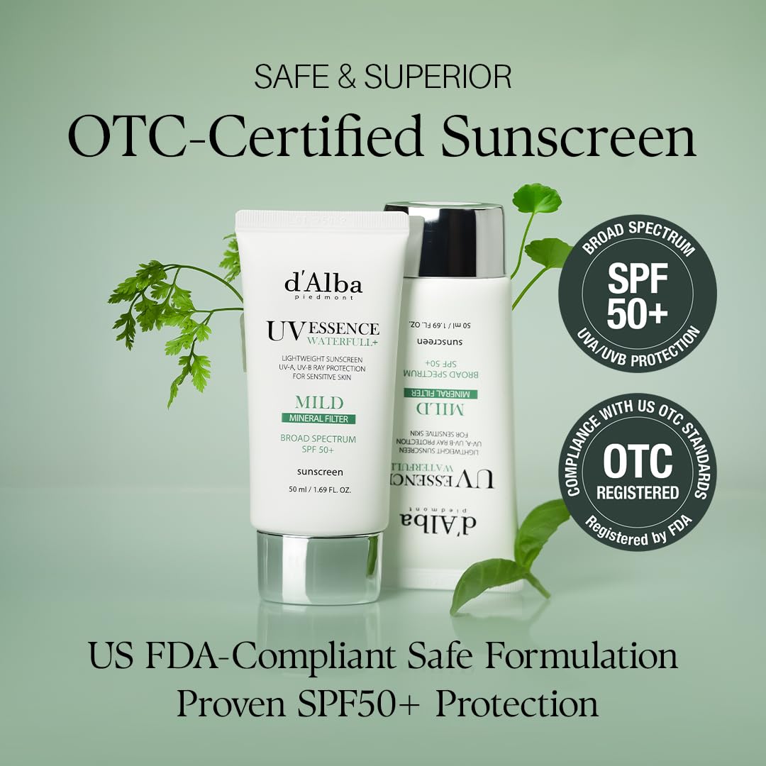 d'Alba White Truffle Waterfull Mild Sunscreen SPF 50+ 50ml