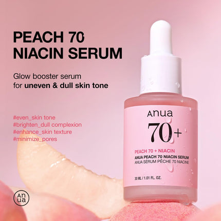 Anua Suero de niacinamida al 70 % de melocotón