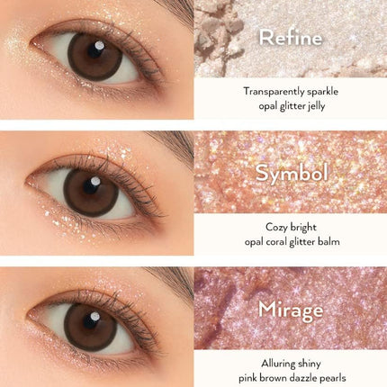 UNLEASHIA Paleta de sombras de ojos Glitterpedia 6.6g #N°1 Todo Purpurina