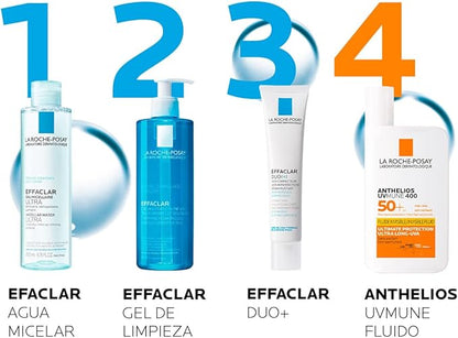 La roca Posay Agua micelar Effaclar para pieles grasas 400ml