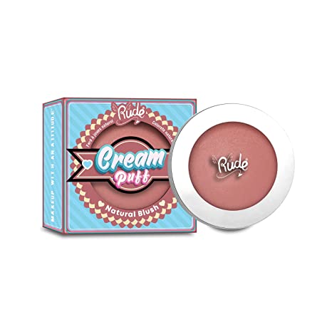 Rubor Natural en Crema Puff Surtido Rude Cosmetics