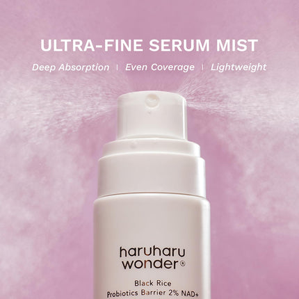 HaruHaru Wonder Black Rice Probiotics Barrier NAD+ Serum Mist 80ml