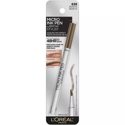 Loreal Lápiz de cejas tinta Micro Ink Brow Stylist, duración de hasta 48 horas