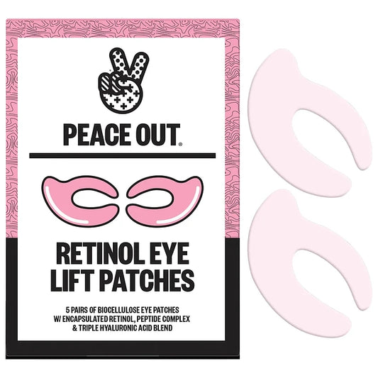 Peace Out Parches de Retinol 360 Eye Lift para levantar y Reafirmar