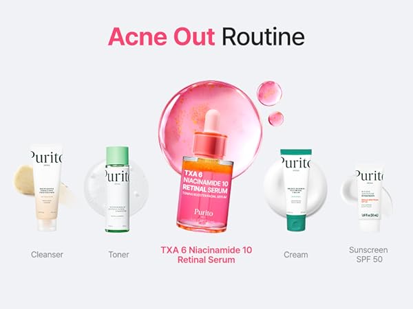 Purito TXA 6 Niacinamide 10 Retinal Serum 30ml