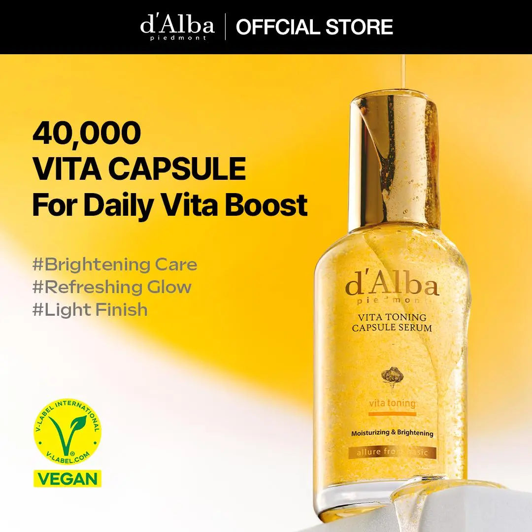 d'alba Vita Toning Capsule Serum 100ml