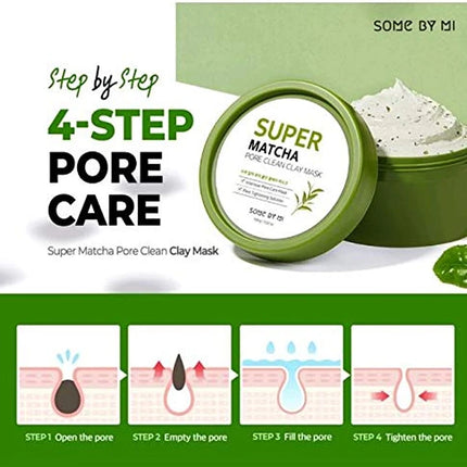 SOMEBYMI Super Matcha Pore Clean Clay Mask-Mascarilla facial para poros 100ml