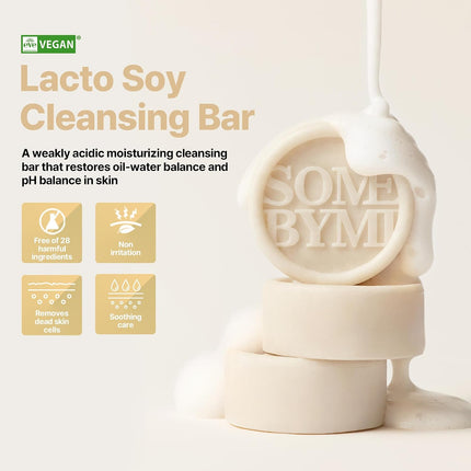 Some by Mi Jabón facial Some By Mi Lactosoy Low Ph Morning Cleansing Bar 90g