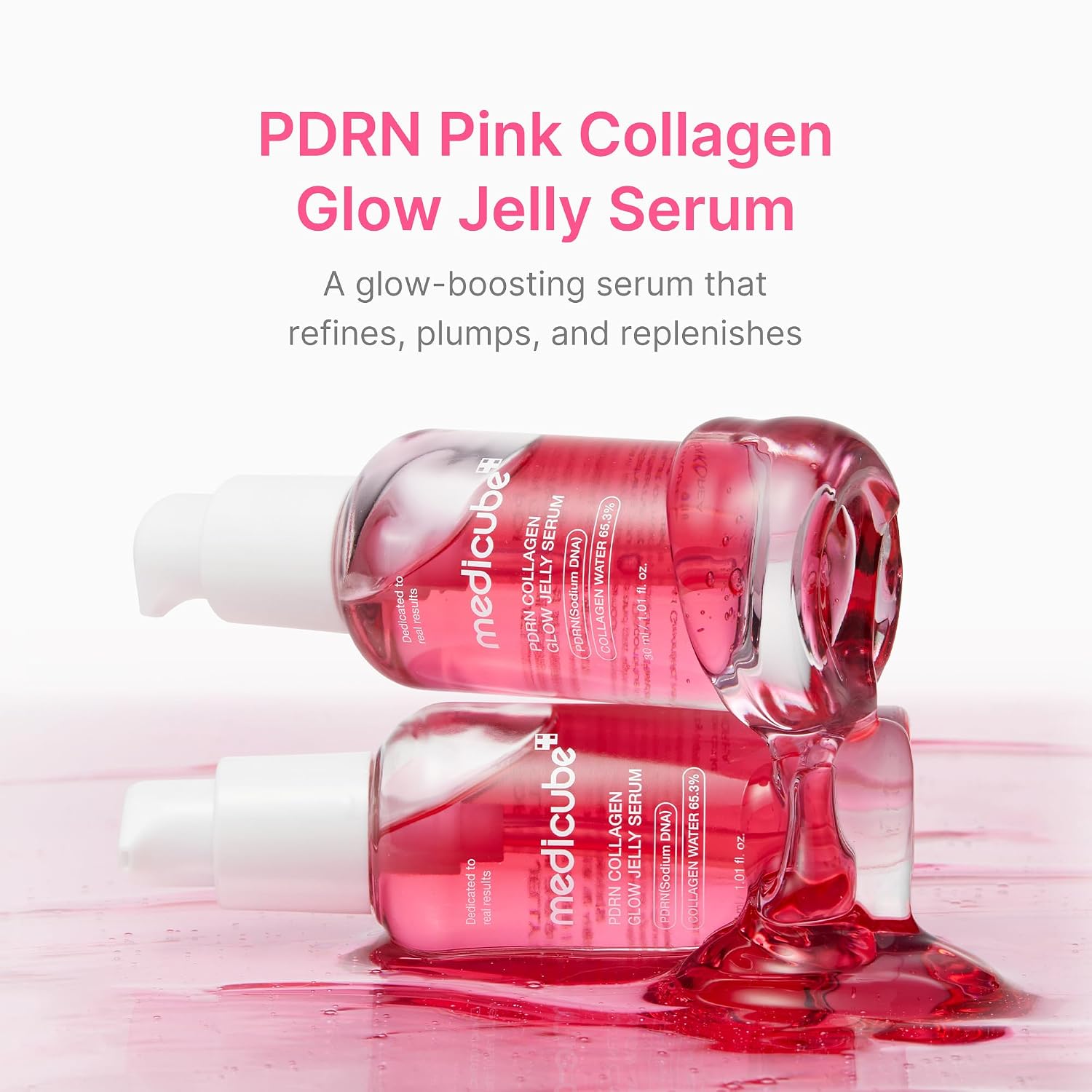 Medicube Ultra Light PDRN Pink Peptide Serum – Sérum Iluminador y Reafirmante 30 ml