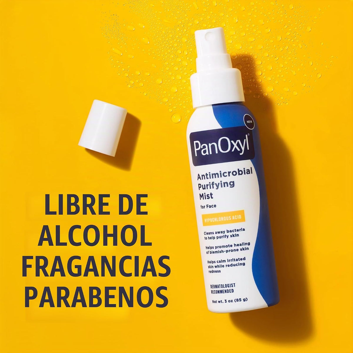 PanOxyl Antimicrobial Hydrating Mist – Niebla Purificadora con Ácido Hipocloroso 85g