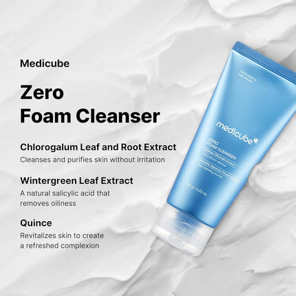 Medicube Zero Foam Cleanse Limpiador de espuma control de sebo y minimización de poros