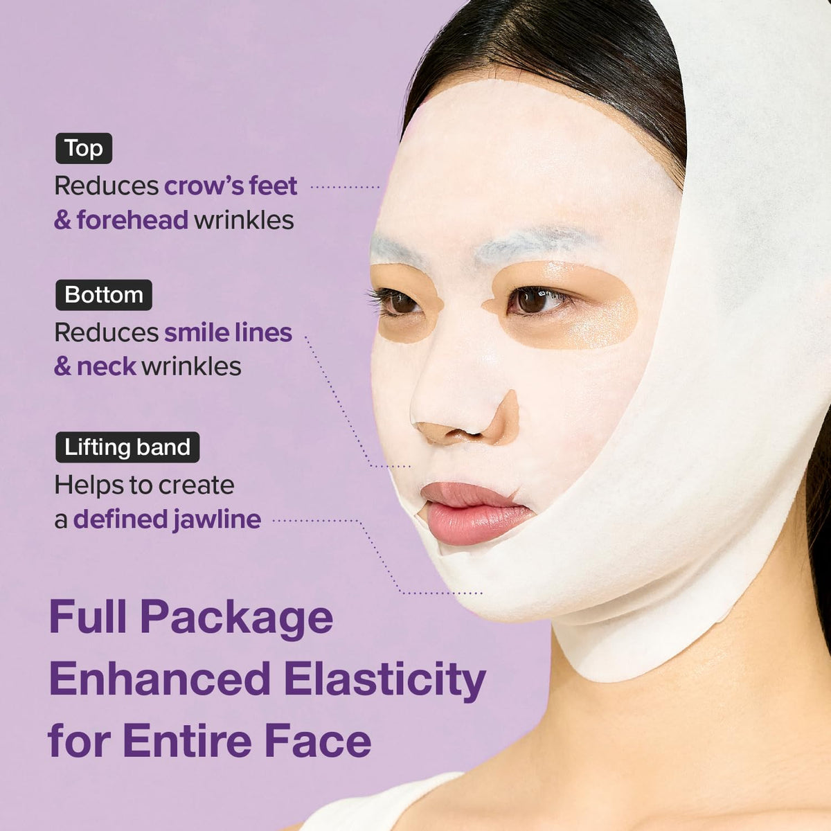 numbuzin No.9 Sheet Mask | NAD+ BIO Lifting-sil Full Face Mask