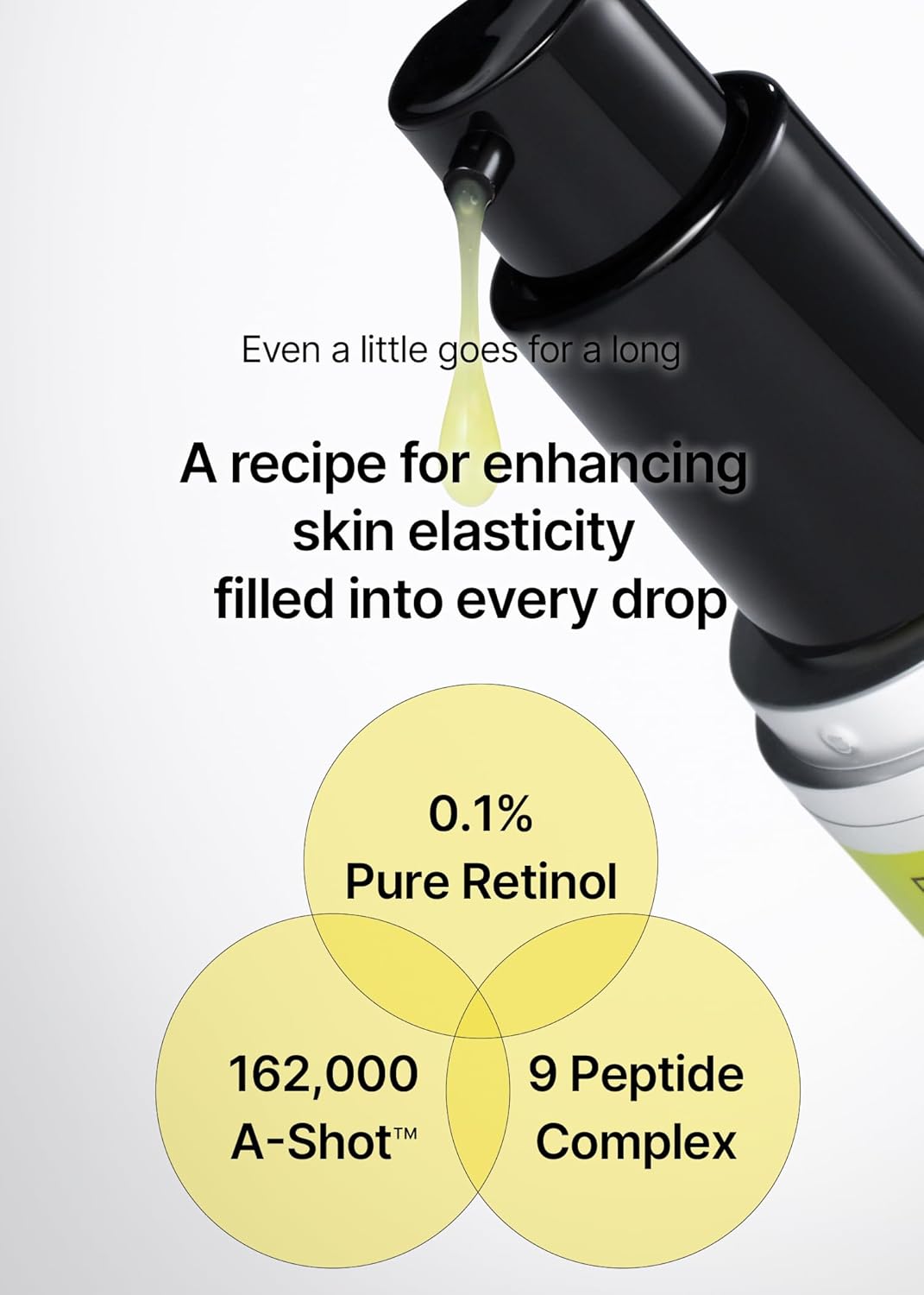 celimax The Vita A Retinol Shot Suero tensor con retinol puro de vitamina A, péptido, minimizador de poros, arrugas y líneas finas