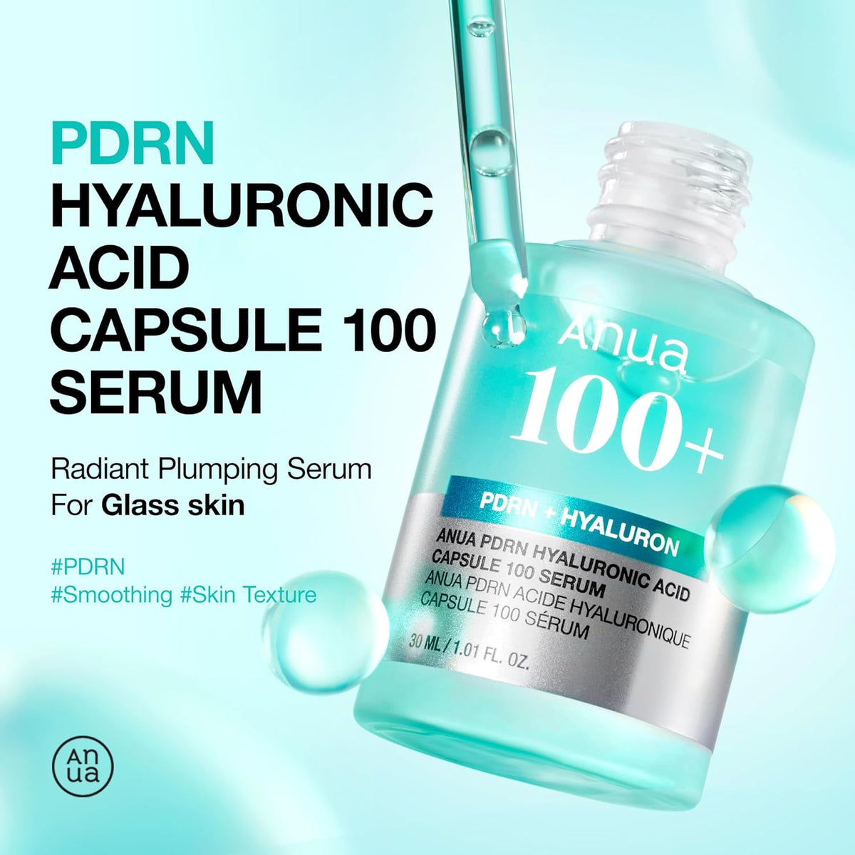 Anua Cápsula de Ácido Hialurónico PDRN 100 serúm 30ml